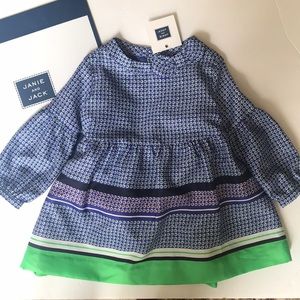 Janie and Jack girls dress size 12-18 months - NWT